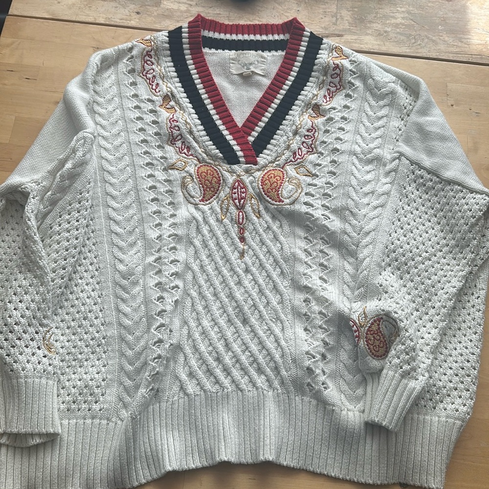 White sweater